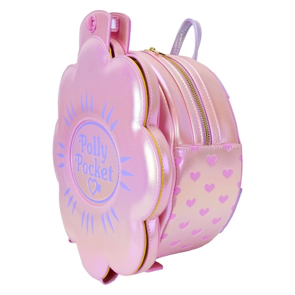 Loungefly Polly Pocket Compact Playset Figural Mini Backpack - NWT - Picture 4 of 10